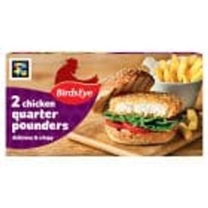 Birds Eye 2 Chicken Quarter Pounders227g