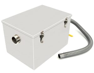 25L Stainless Steel Grease Trap Under-Sink Interceptor for Restaurants