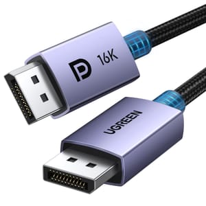 UGREEN 16K DisplayPort 2.1, 9.9 Ft, DP to DP, 16K@30Hz