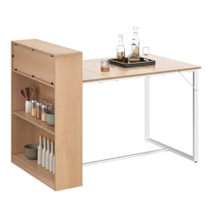 YITAHOME Dining Table, Folding Desk, Oak