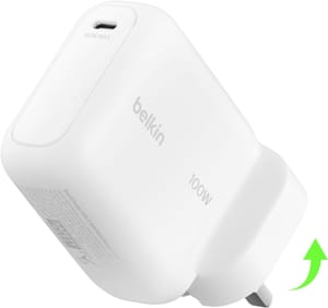 Belkin BoostCharge USB-C GaN 100W Foldable Plug Charger