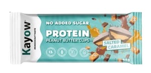 Kayow No Added Sugar Protein Peanut Butter Cups Salted Caramel 44g