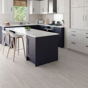 Wickes River Light Grey Wood Effect Porcelain Wall & Floor Tile - 150 X 600mm
