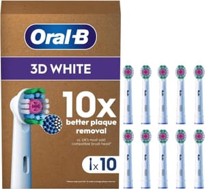 Oral-B Pro 3D White Electric Toothbrush Heads, 10-Pack - £18.53 S&S