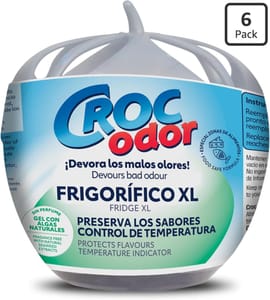 6 X 140g Croc'Odor XL Fridge Deodoriser, Fresh (£3.09/£2.76 S&S)