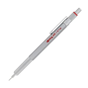 rOtring 600 Mechanical Pencil, 0.7 Mm, All-Metal, Knurled Hexagonal - £13.42 S&S