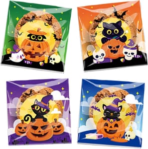 100pcs Halloween Trick-or-Treat Candy Bags (Type-1)