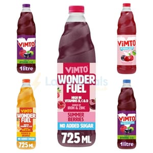 Any 2 for £2 - Vimto Squash and Wonderfuel - Mix & Match (Less with S&S)