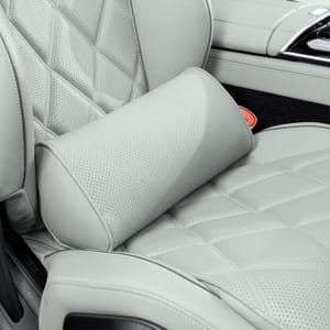 Dapucarin Lumbar Pillow with Memory Foam for Car/Office/Gaming Chairs Gray