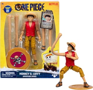 One Piece Monkey D. Luffy 6-Inch Action Figure with Accessories