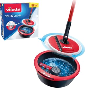 Vileda Spin Clean Mop and Bucket Set with 360 Head