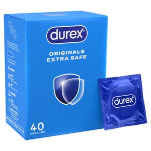 Durex Originals Extra Safe Condoms, Regular Fit, Lubricated - £11.74 S&S Voucher