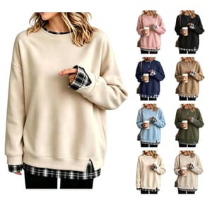 Cowl Neck Tops for Women Oversized Sweatshirts and Khaki Jackets