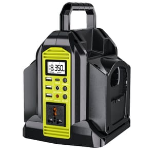 2-Port 350W Ryobi 18V Inverter AC 220-230V USB-a USB-C LED
