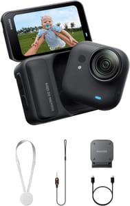 Insta360 GO Ultra Black 4K Hands-Free Vlogging Camera