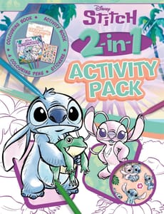 Disney Stitch 2-in-1 Activity Pack: Colouring Book, Pens & Stickers