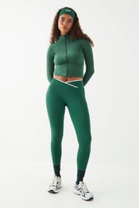 Limited Sizes: DSGN Studio Sport Contrast Binding Wrap Waist Legging
