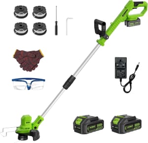 WORKIT 2-in-1 Cordless Grass Trimmer & Edger, 20V