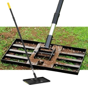BlumeTrec Lawn Levelling Rake with 204cm Handle