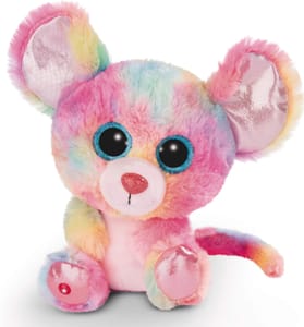 Nici Glubschis Cuddly Toy Mouse Candypop 25cm Pink