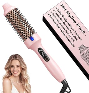 Haokoo Thermal Brush 38mm for 8-Min Blowout Volume, Lightweight