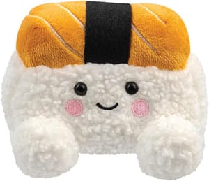 Palm Pals Suhiro Salmon Sushi 5-in Soft Toy White Orange