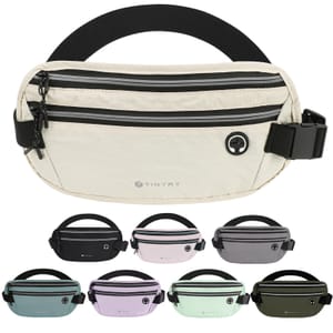 TINYAT Anti-Theft Money Belt Passport Phone Holder Waterproof