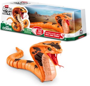 Robo Alive King Cobra by ZURU Battery-Powered Robotic Snake Toy