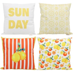Pack of 4 Sun Days Outdoor Cushions