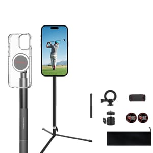 PrecisionMaster Golf Tripod: Heavy-Duty Aluminum, MagSafe, 52-Inch Adjustable