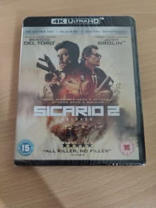 Sicario 2: Soldado 4K UHD + Blu-Ray UK Release