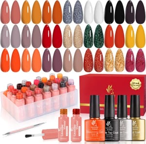Lavender Violets 25 Piece UV Gel Nail Polish Starter Kit