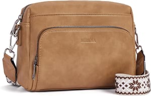 MUIIKOLA PU Leather Crossbody Bag with Card Holder