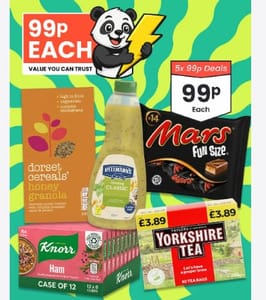 99p Products At Price Panda, With Free Tracked Delivery On A £25 Spend