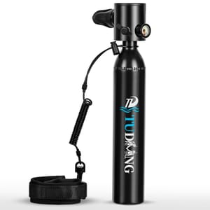 TUDIVING Mini 0.5L Scuba Tank Portable DOT Certified