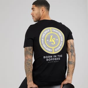 Lyle and Scott Vintage Mens Made in the Borders Graphic T-Shirt