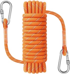 NorthPada 10 Mm X 10 M Static Climbing Rope, Orange