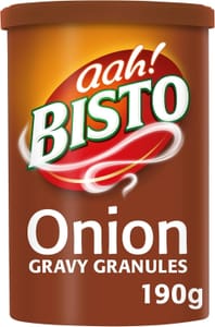 Bisto Onion Gravy Granules, 190 G Drum, 1 Pack - £1.62 S&S