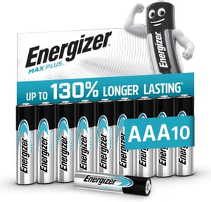 Energizer Max plus AAA Batteries 10-Pack - £4.84 S&S