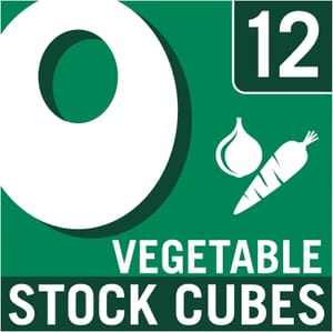OXO 12 Vegetable Stock Cubes, Plant-Based, Vegan & Gluten-Free - £1.44 S&S