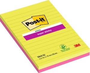 Post-It Super Sticky Notes, Lined, 2 Pads (90-Sheets) 127x203 Mm - £5.65 S&S