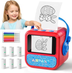 BioAdvanced Portable Thermal Sticker Printer with AI Voice, Cordless