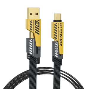 NOHON 4-in-1 USB Charger Cable, 4ft, 65W/27W