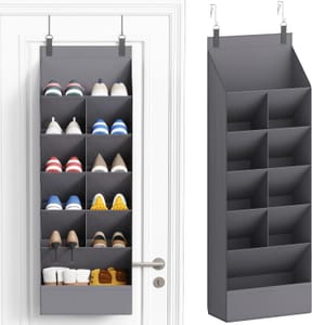 6 Tier over Door Shoe Organiser