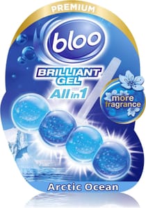 Bloo Brilliant Gel Toilet Rim Block Cleaner, Ocean Scent - £1.06 S&S Voucher