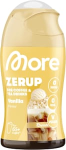 MORE Barista Zerup Vanilla 65 Ml for Coffee and Tea - £4.22 S&S