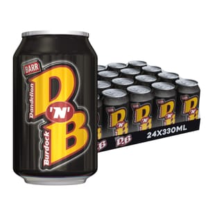 DNB Dandelion and Burdock Sparkling Soft Drink 24-Can 330ml - £8.55 S&S