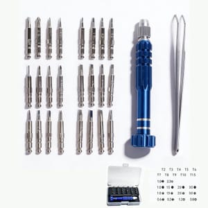 25-in-1 Precision Screwdriver Set with Magnetic Bits