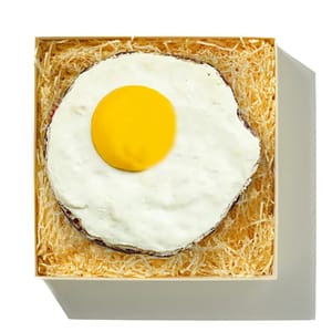 Giant Chocolate Fried Egg