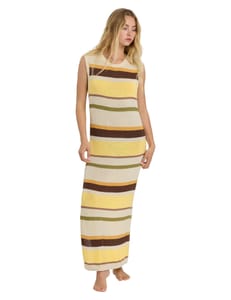 Billabong Those Days Striped Maxi Knitted Dress